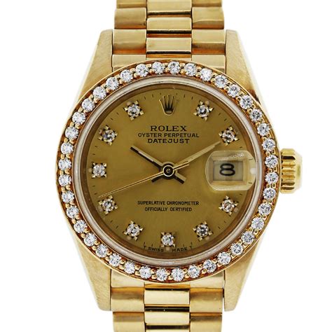 Rolex Datejust diamond bezel aftermarket